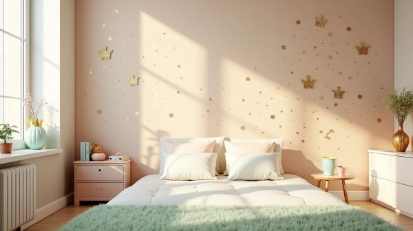 Transformez la chambre de votre fille avec du papier peint princesse